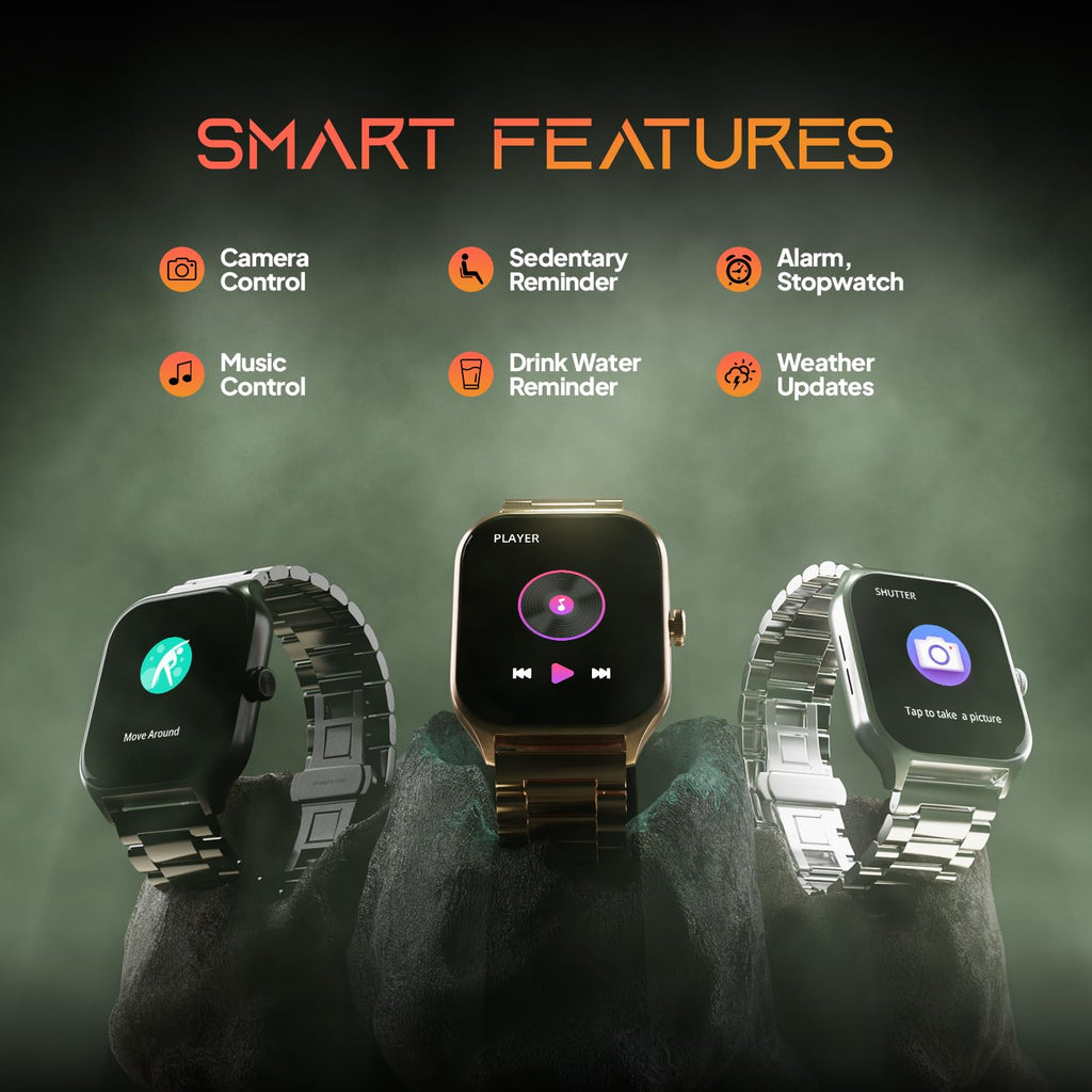 Fire-Boltt Solaris 1.78” AMOLED Always-on Display