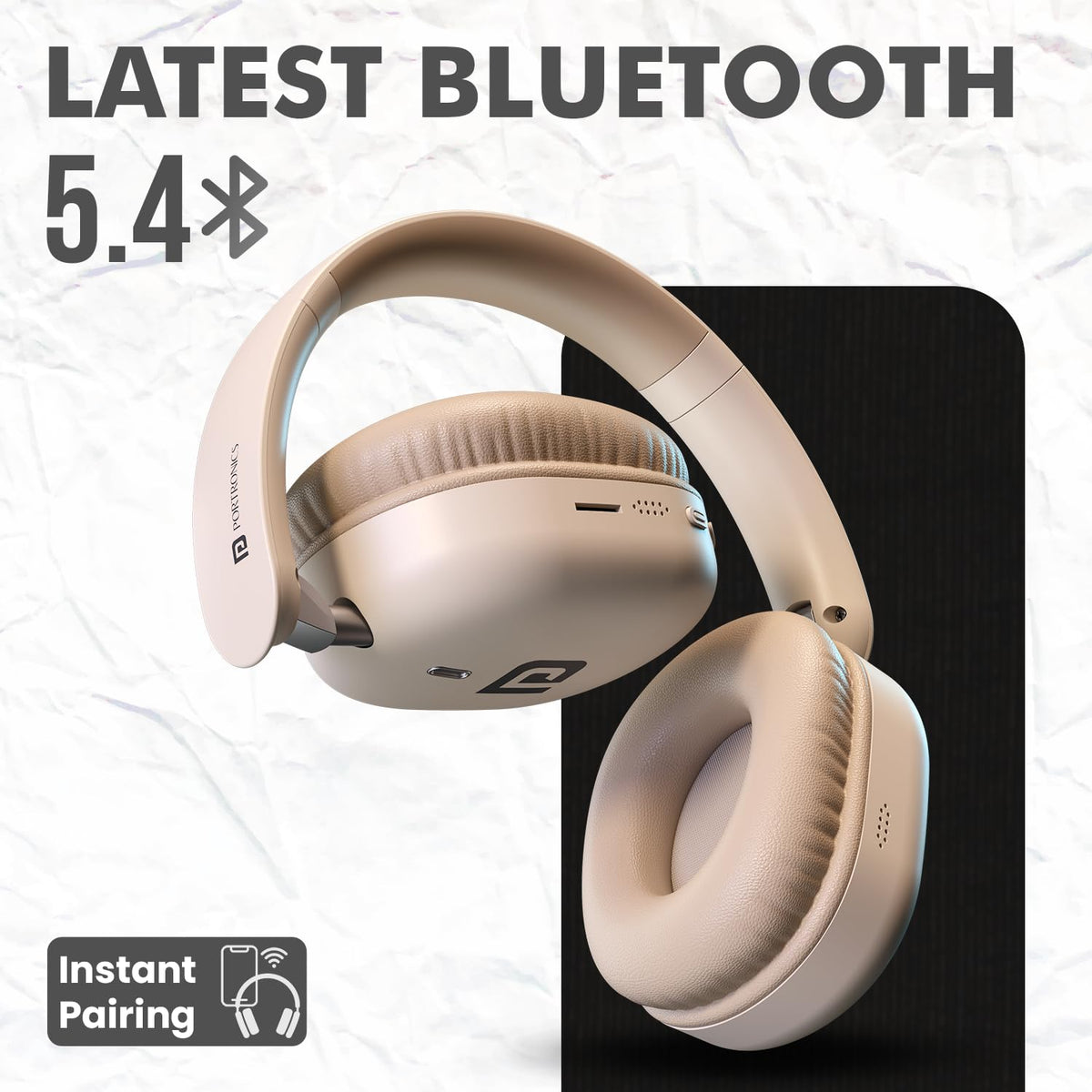 Portronics Muffs M6 Over Ear Wireless Bluetooth
