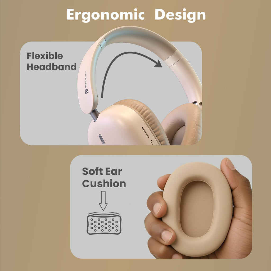 Portronics Muffs M6 Over Ear Wireless Bluetooth