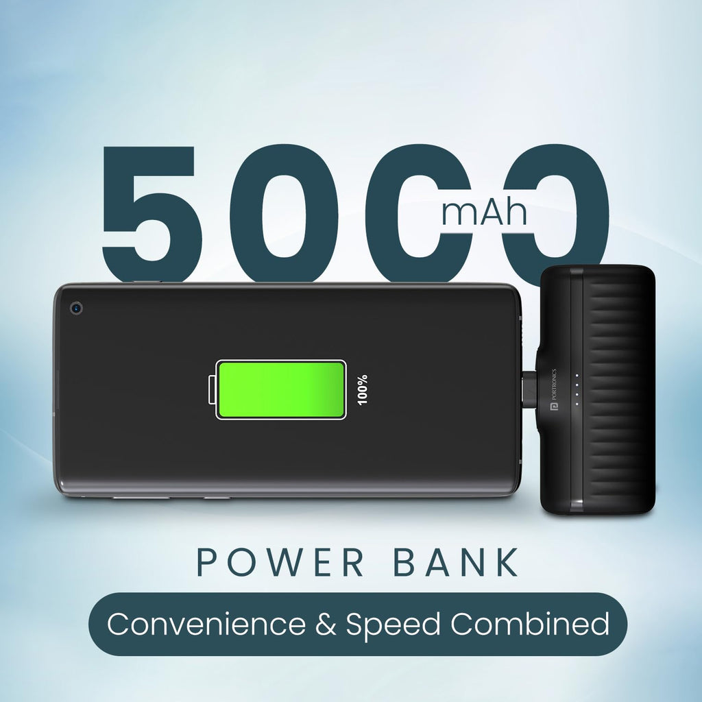 Portronics Power Pebble 5000mAh 20W Fast Charging