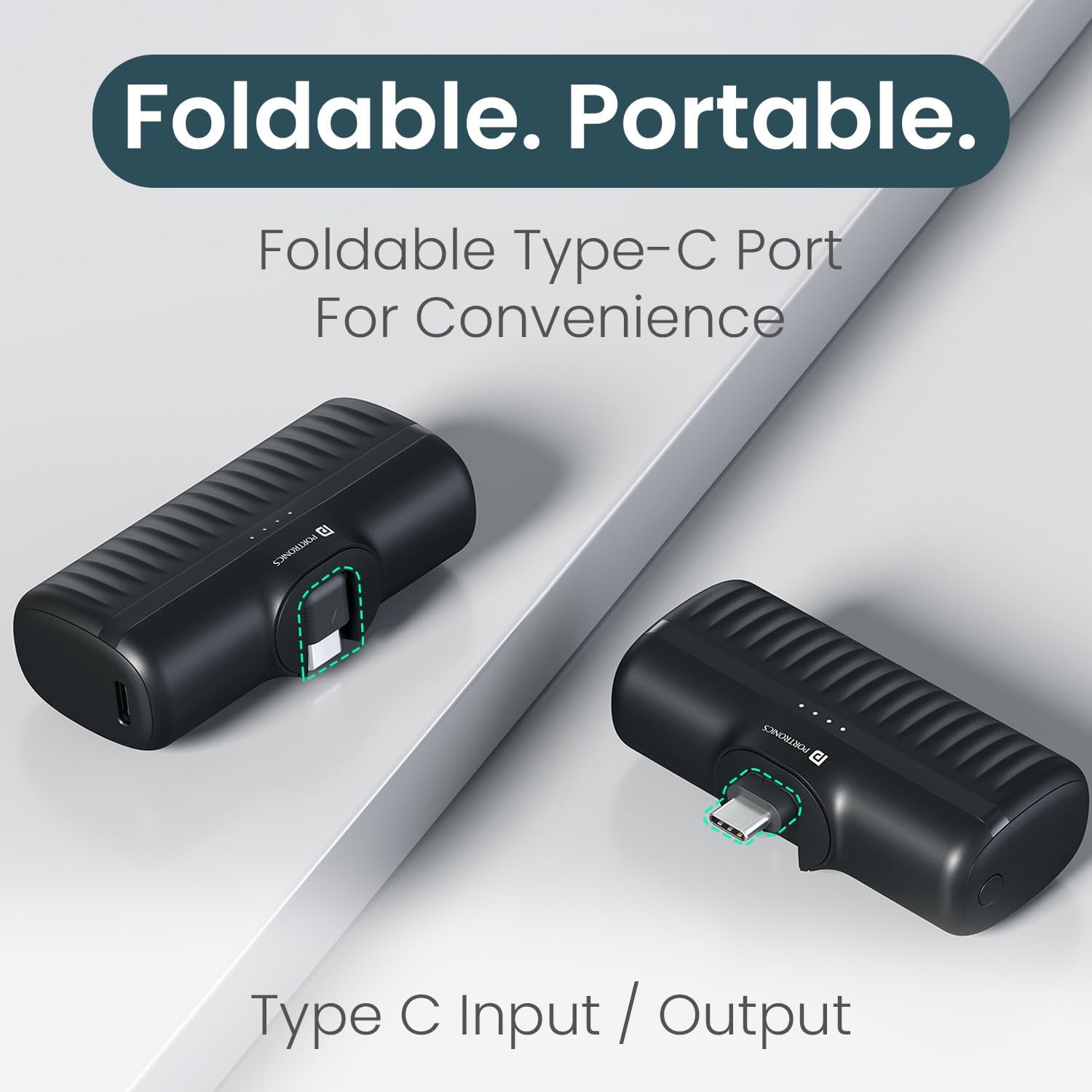 Portronics Power Pebble 5000mAh 20W Fast Charging