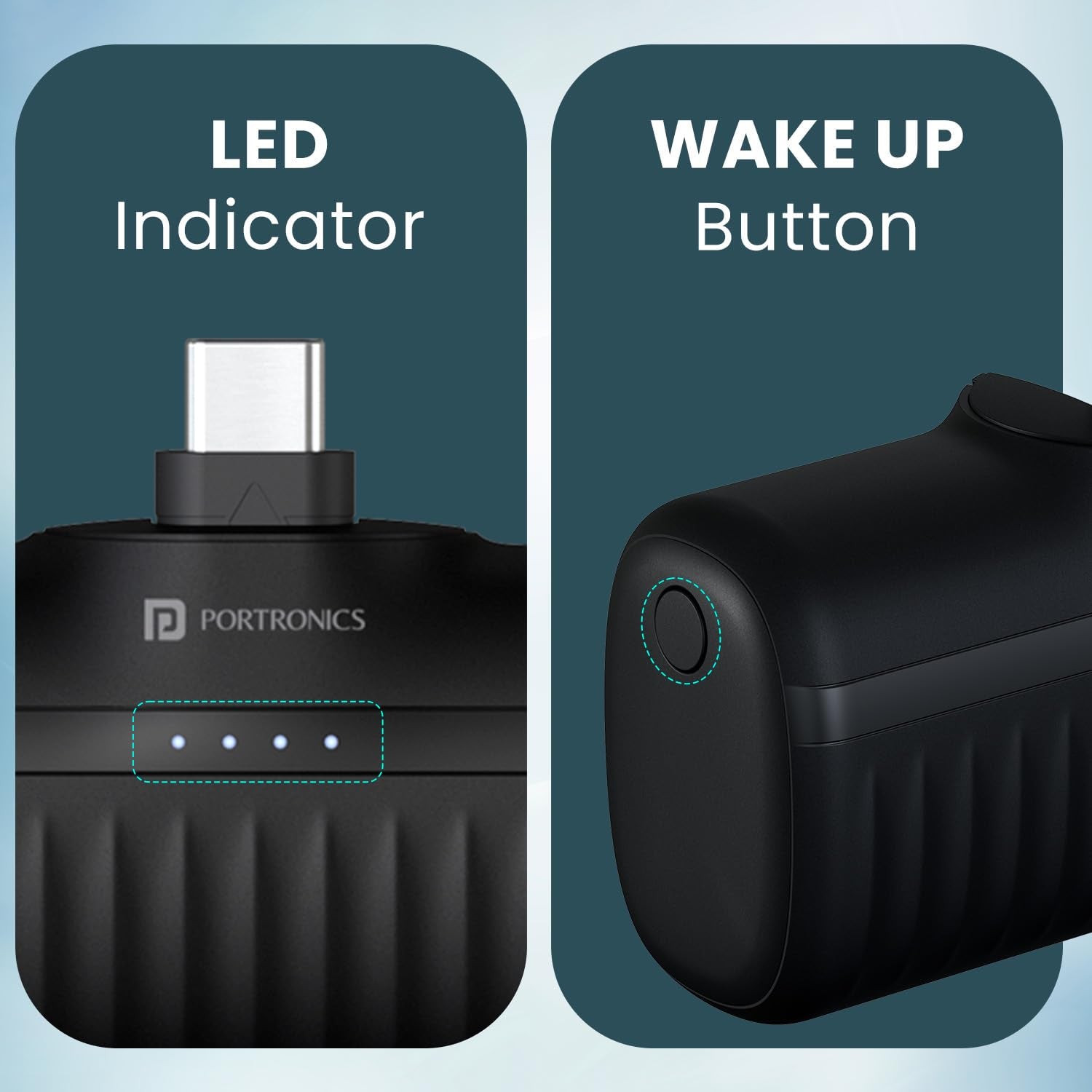 Portronics Power Pebble 5000mAh 20W Fast Charging