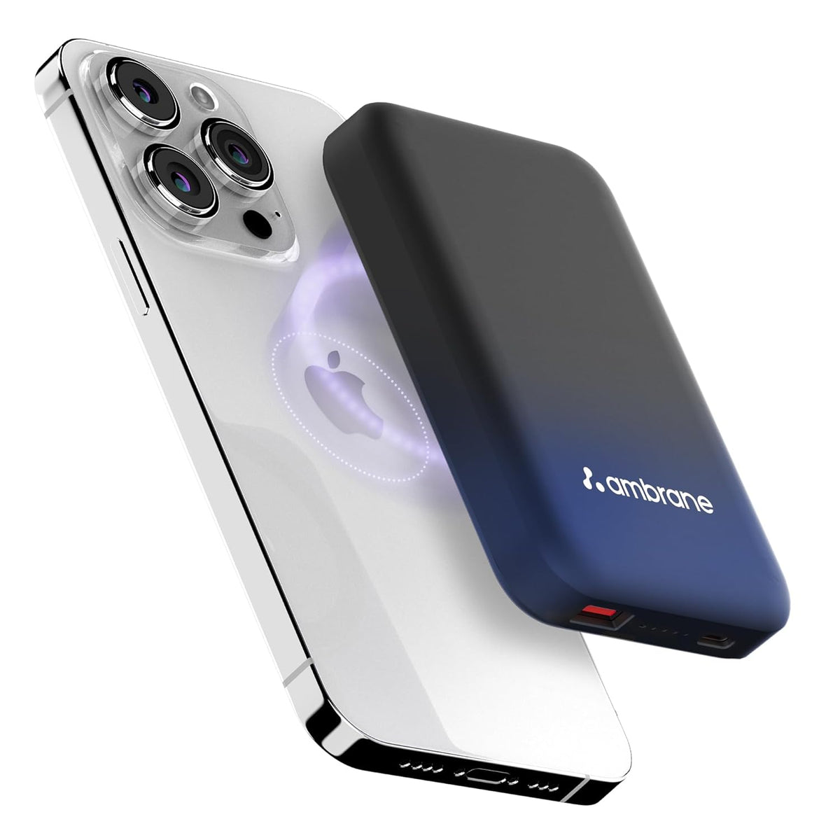 Ambrane Magsafe Wireless 10000Mah Fast Charging USB