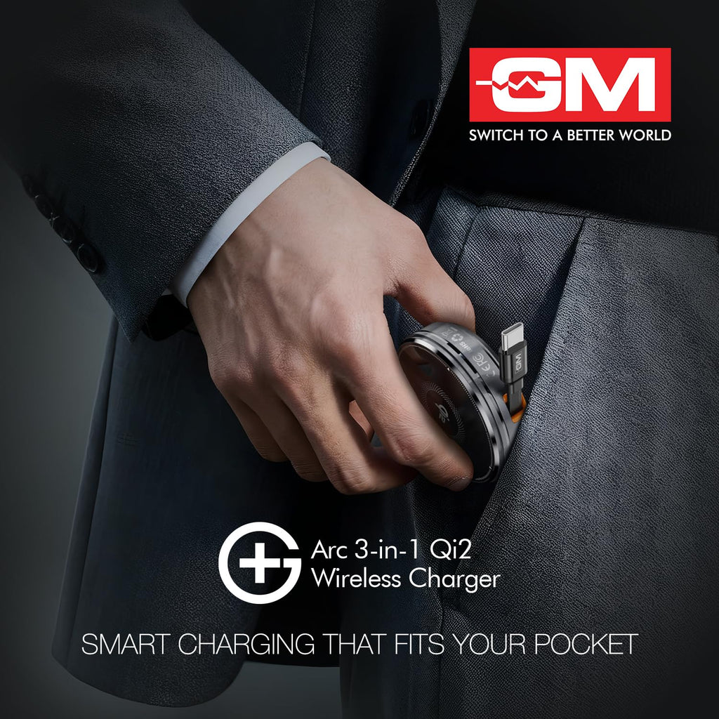 GM G+ Arc Wireless Charger | 15W Fast Charging
