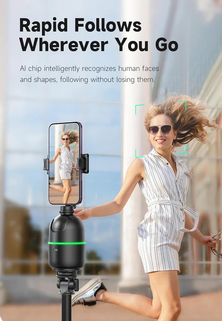 P03 Smart Auto Face Tracking Tripod with AI 360° Rapid Tracking