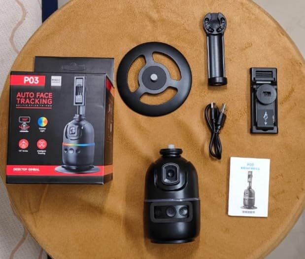 P03 Smart Auto Face Tracking Tripod with AI 360° Rapid Tracking