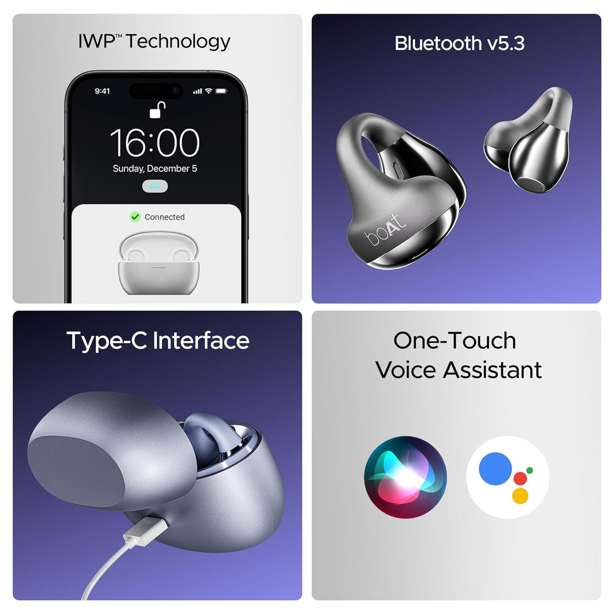 boAt Airdopes Loop OWS Earbuds