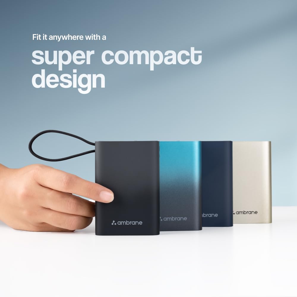 Ambrane 20000mAh Small Pocket Size Powerbank