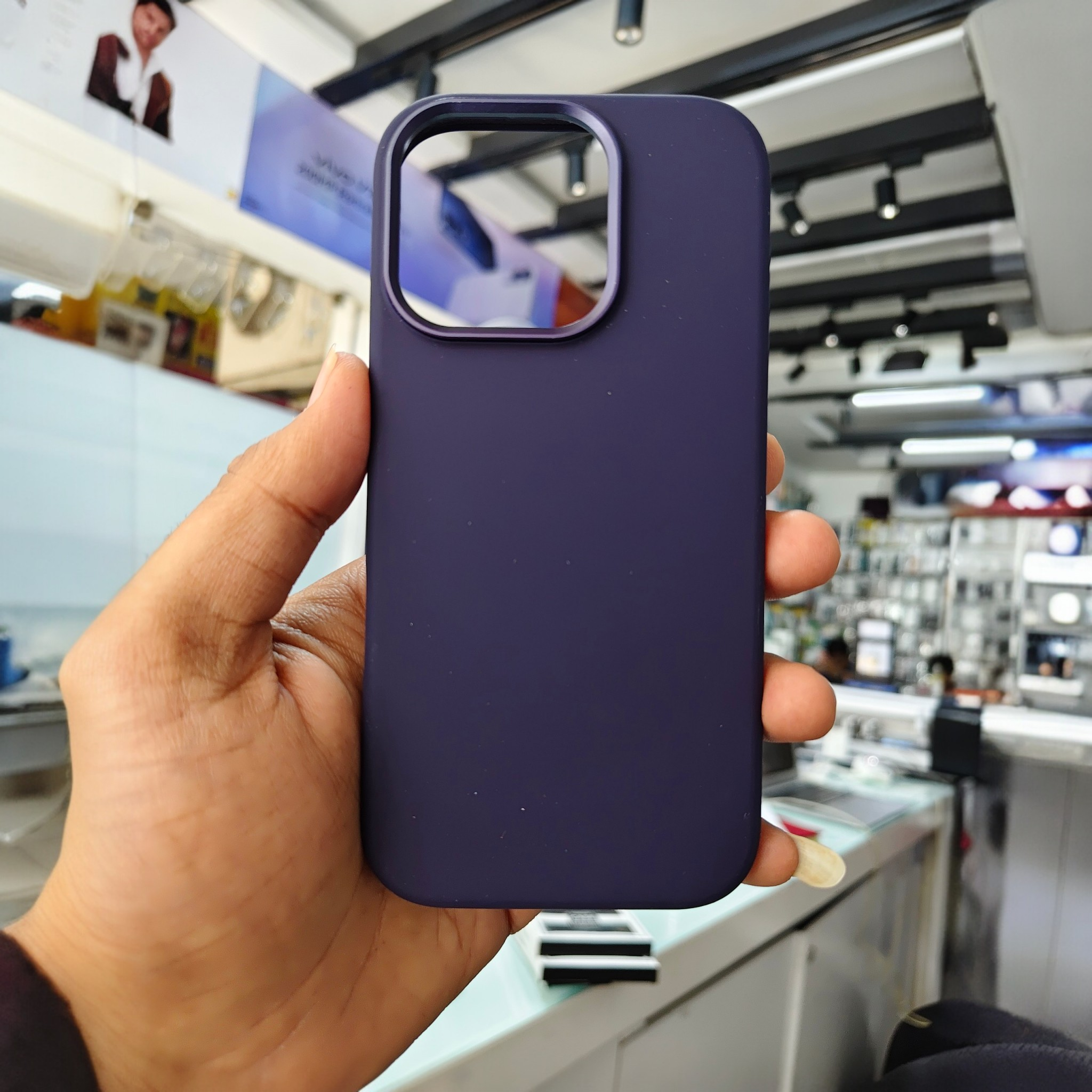 Luxury Matte Silicon Case With Metal Camera Ring Protection Tpu
