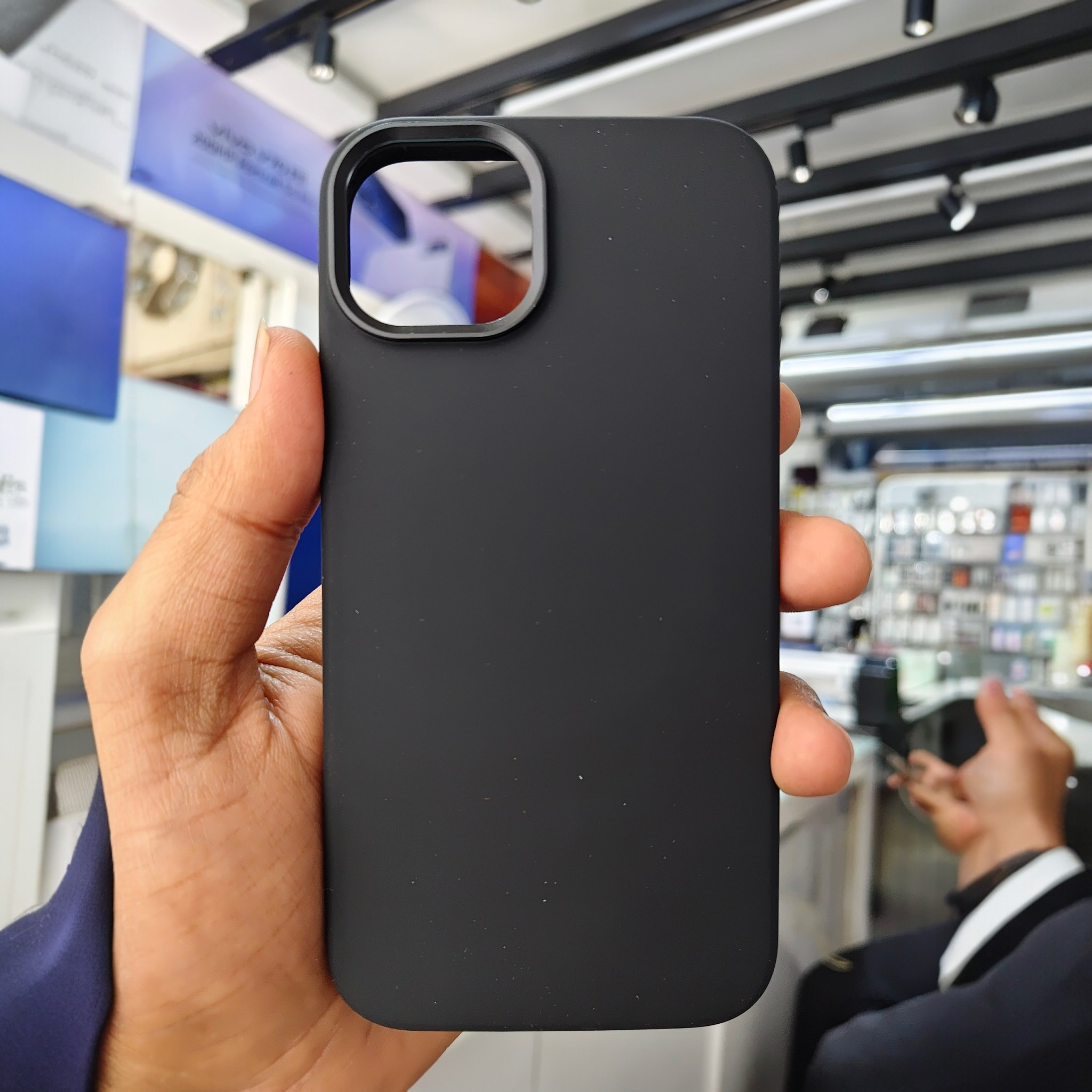 Luxury Matte Silicon Case With Metal Camera Ring Protection Tpu