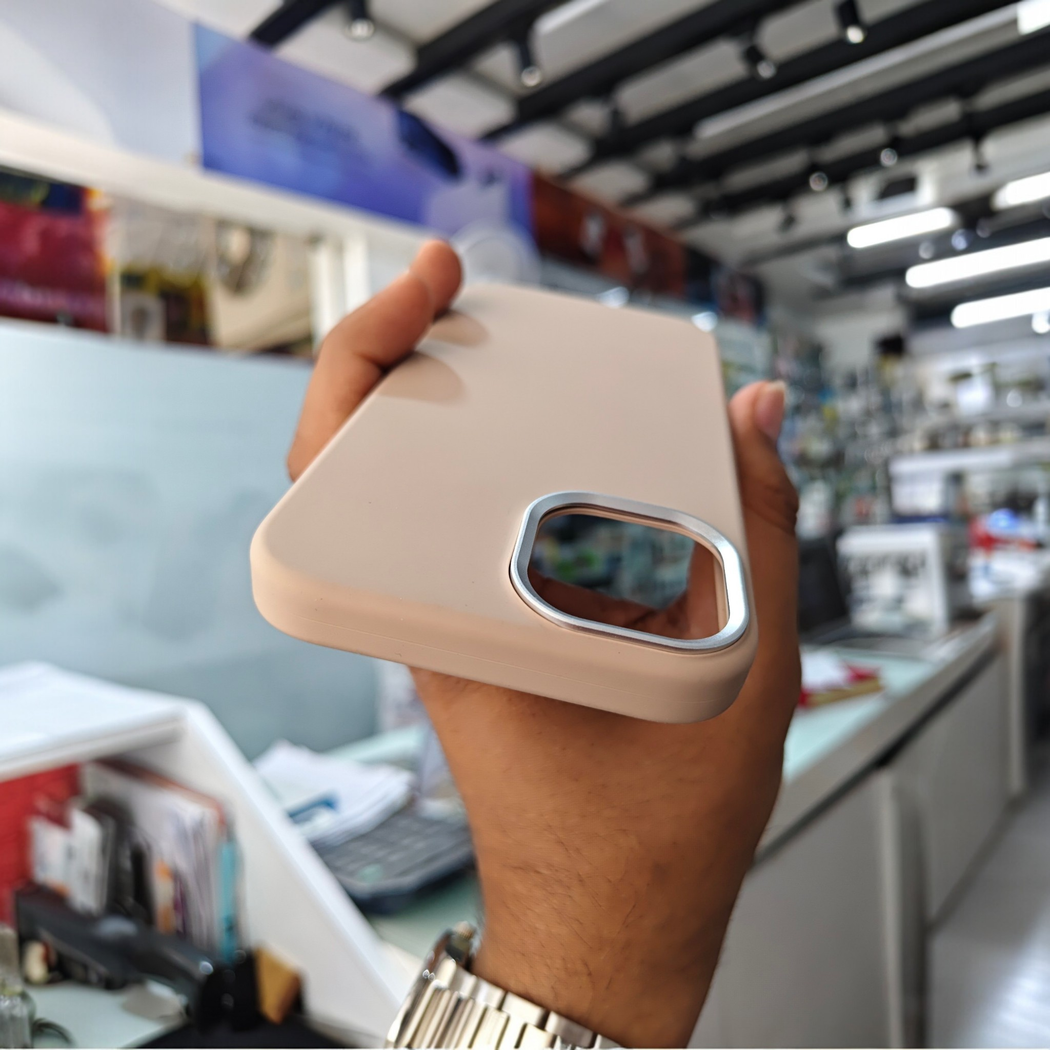 Luxury Matte Silicon Case With Metal Camera Ring Protection Tpu