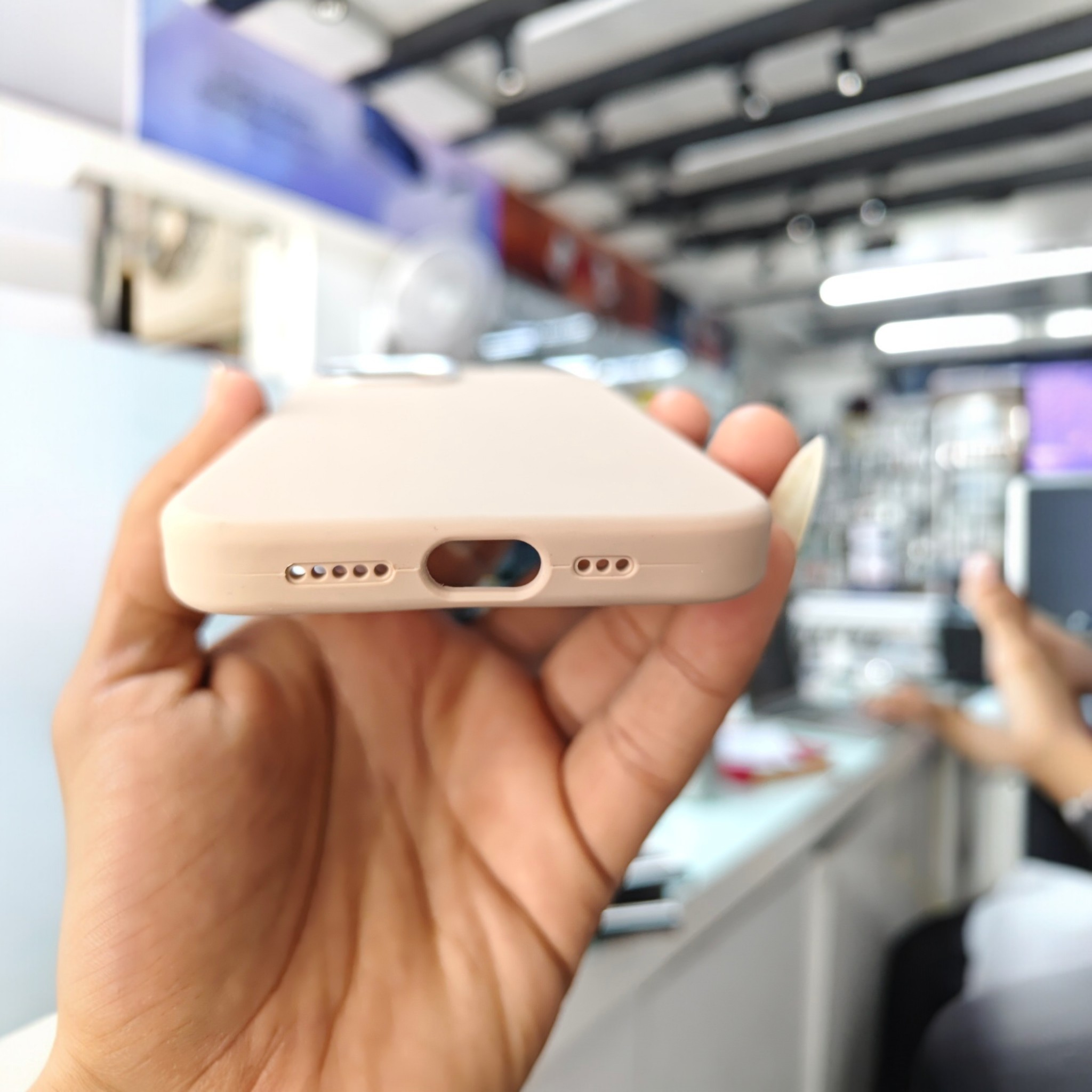 Luxury Matte Silicon Case With Metal Camera Ring Protection Tpu