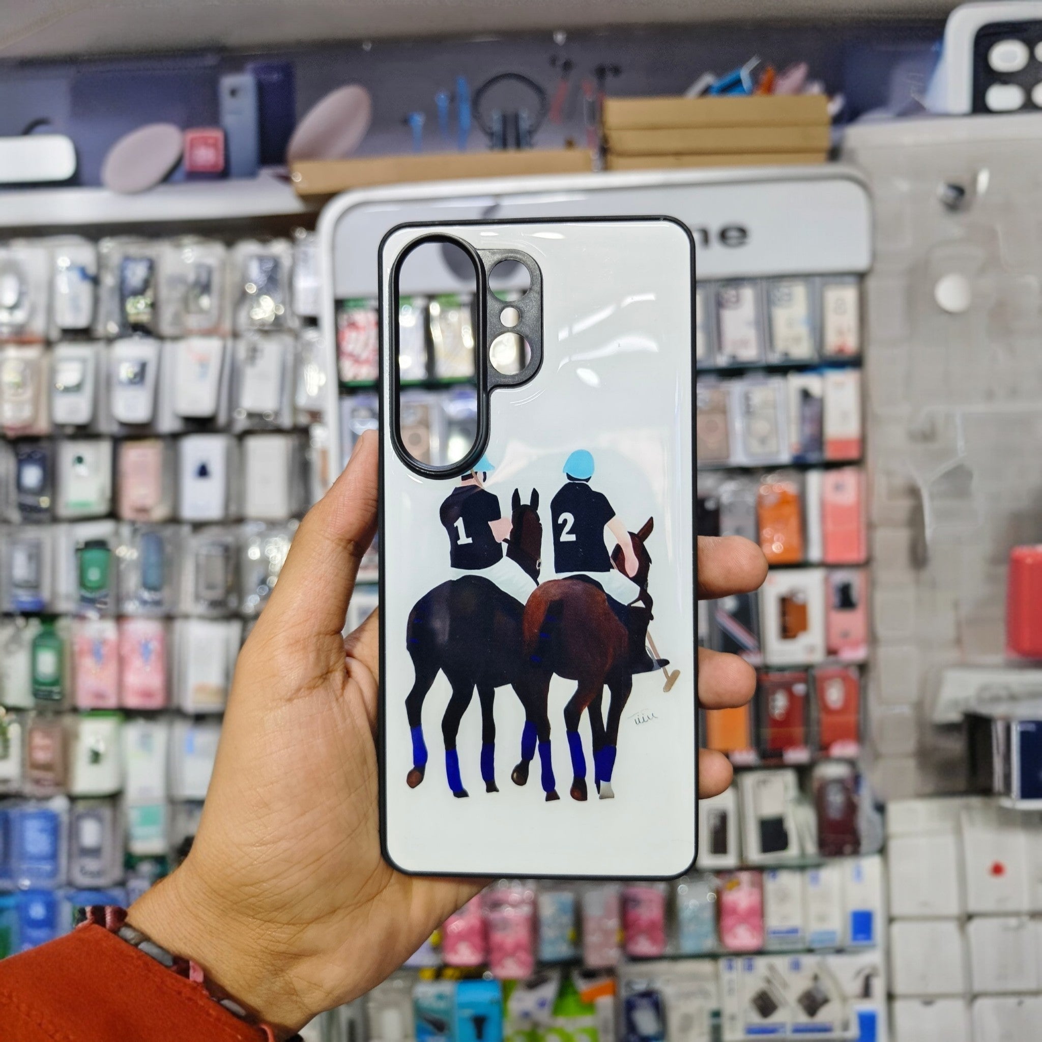 Premium Glossy Hard Back Soft Edge Designer Polo Mobile Cover