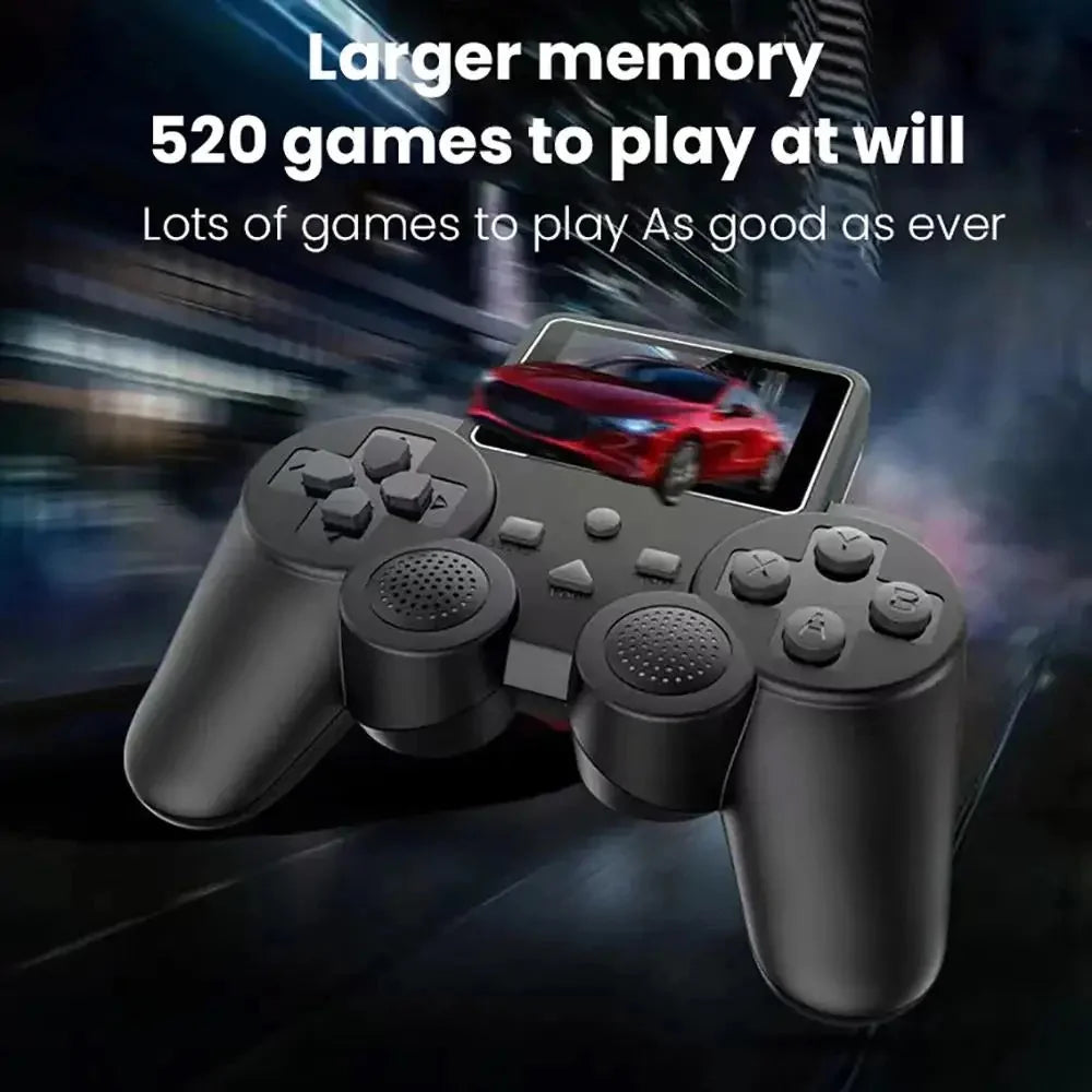 S10 Game Console Box Wireless Gamepad & 520 Games11 Black Edition