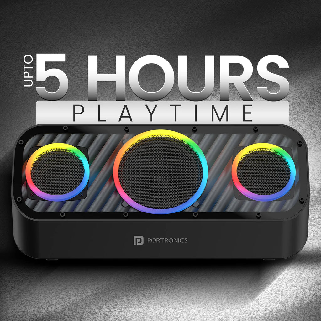 Portronics Microblast 60W HD Sound Portable Party Speaker With Bass Boost Technology