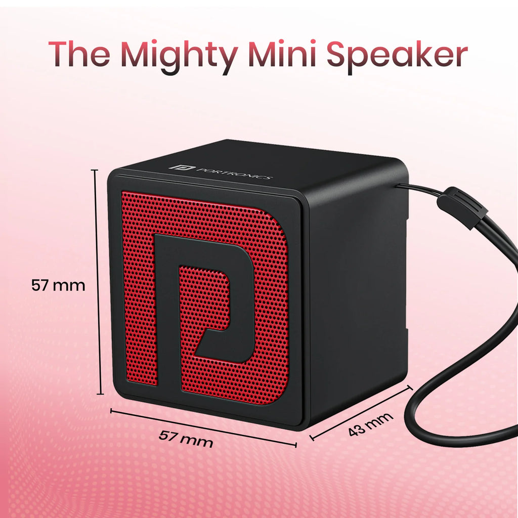 Portronics Nugget 3W Mini Pocket Bluetooth Speaker