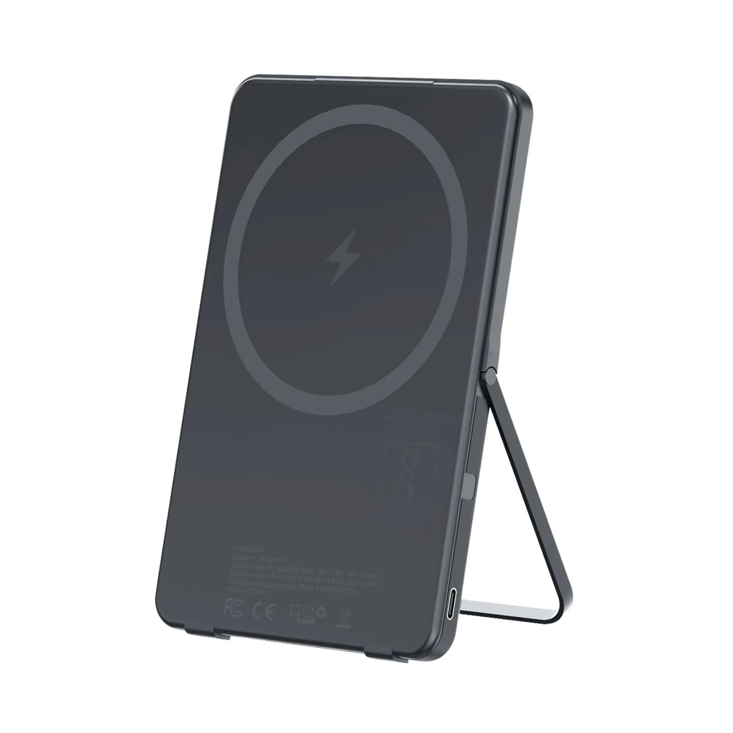 POWERUP Power Slim 5000mAh MagSafe Wireless Power Bank with Stand
