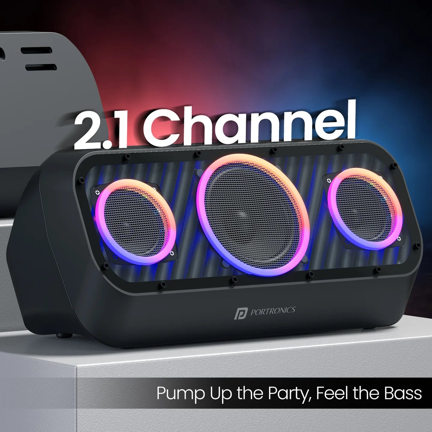Portronics Microblast 60W HD Sound Portable Party Speaker With Bass Boost Technology