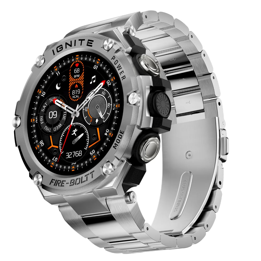 Fire-Boltt ASSAULT Smart Watch, 3.81 cm (1.5 inch) BT Calling, Round Touch Display