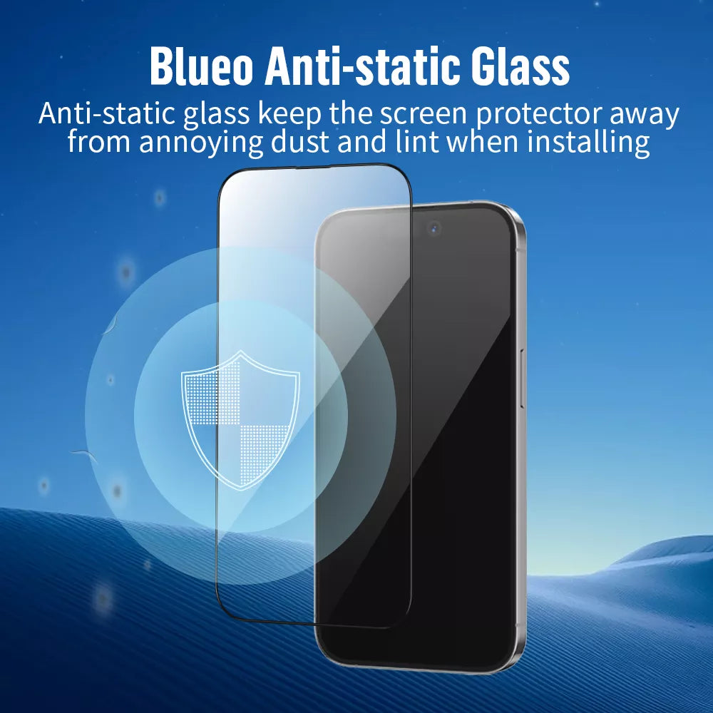 Blueo Anti Static HD 2.5 D Tempered Glass
