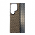 Dulero Premium Dual Texture Back Cover (Brown & Pattern Design)