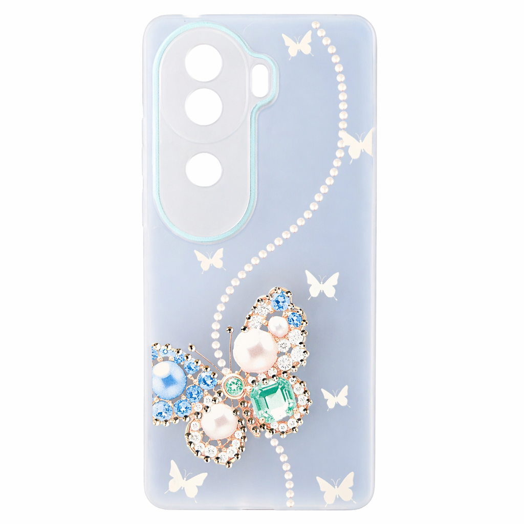 Butterfly Diamond Case Cover (Vivo)