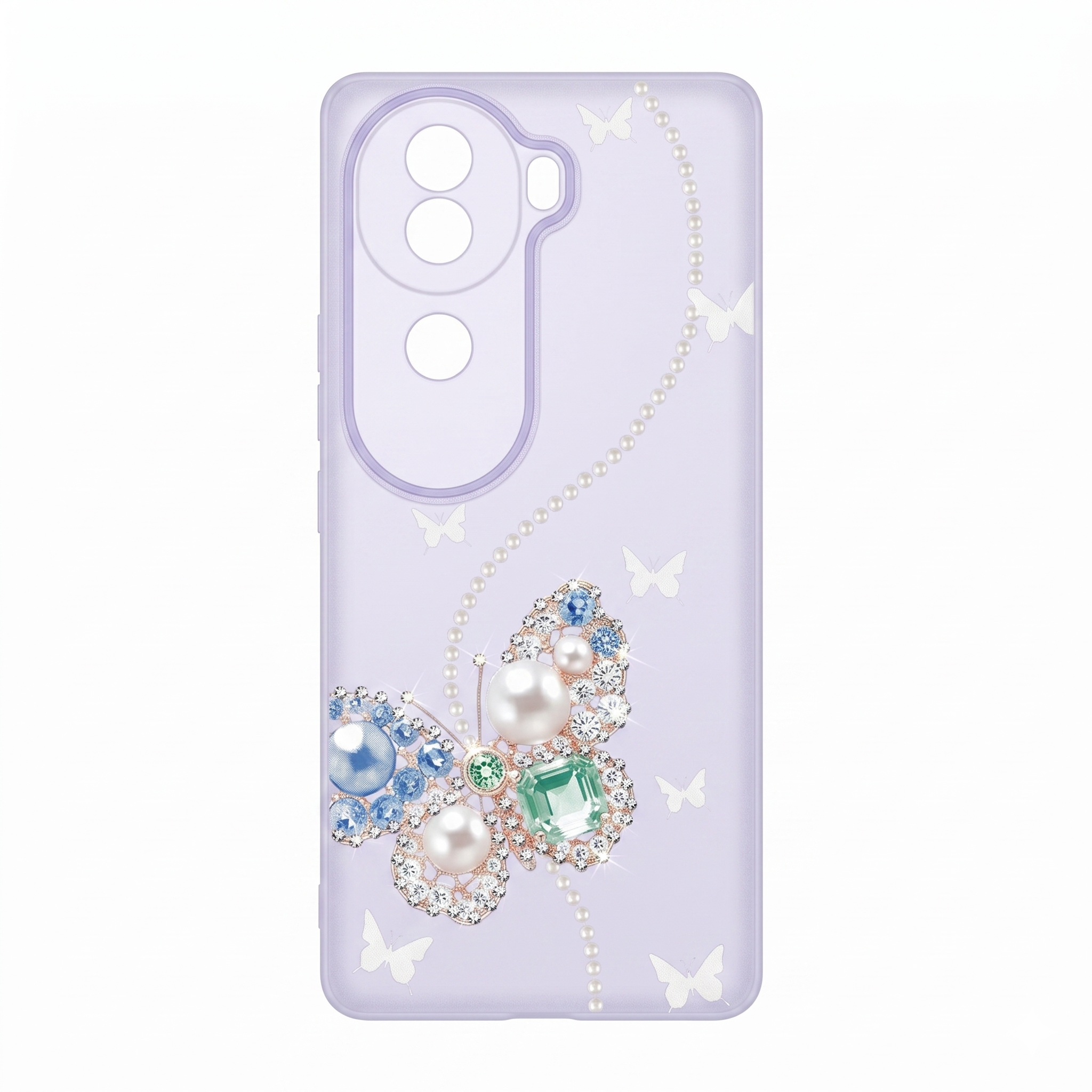 Butterfly Diamond Case Cover (Vivo)