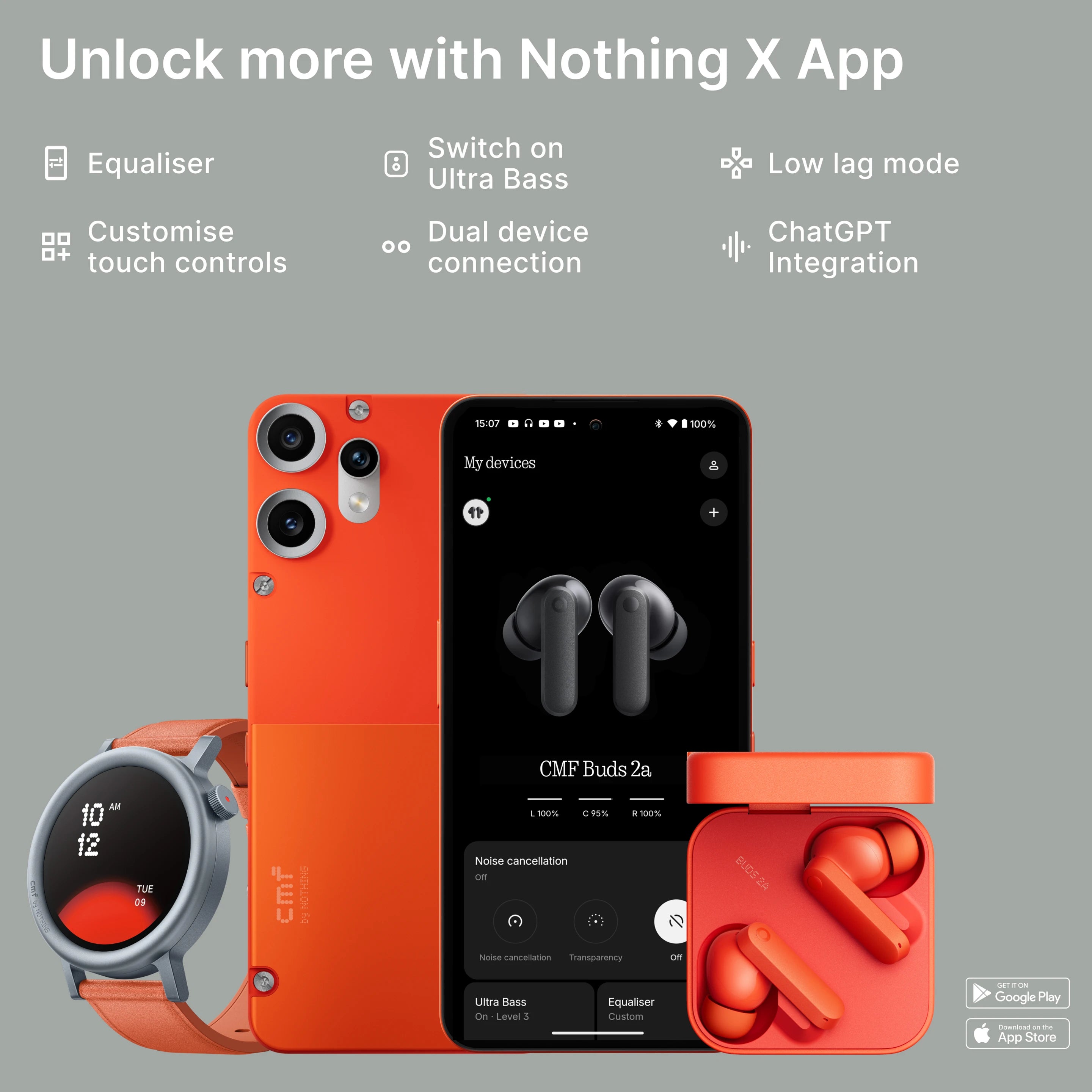 CMF by Nothing Buds 2a Truly Wireless Bluetooth