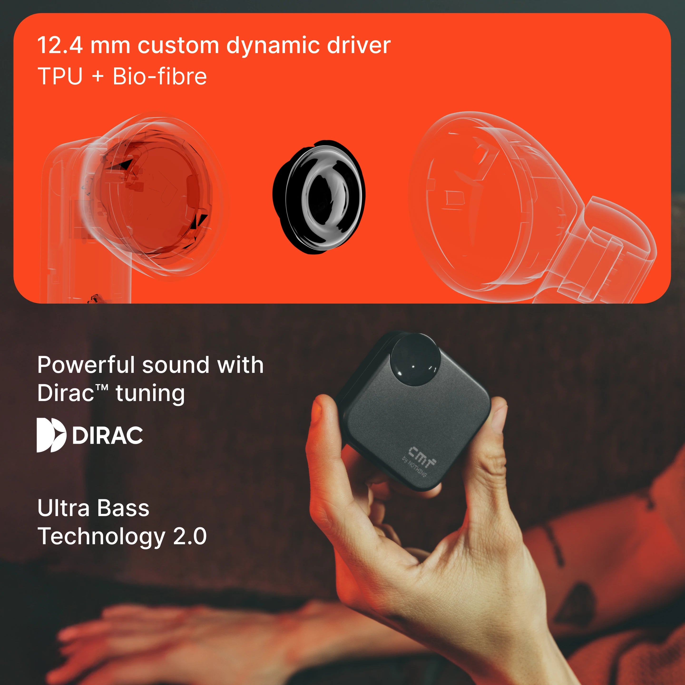CMF by Nothing Buds 2a Truly Wireless Bluetooth
