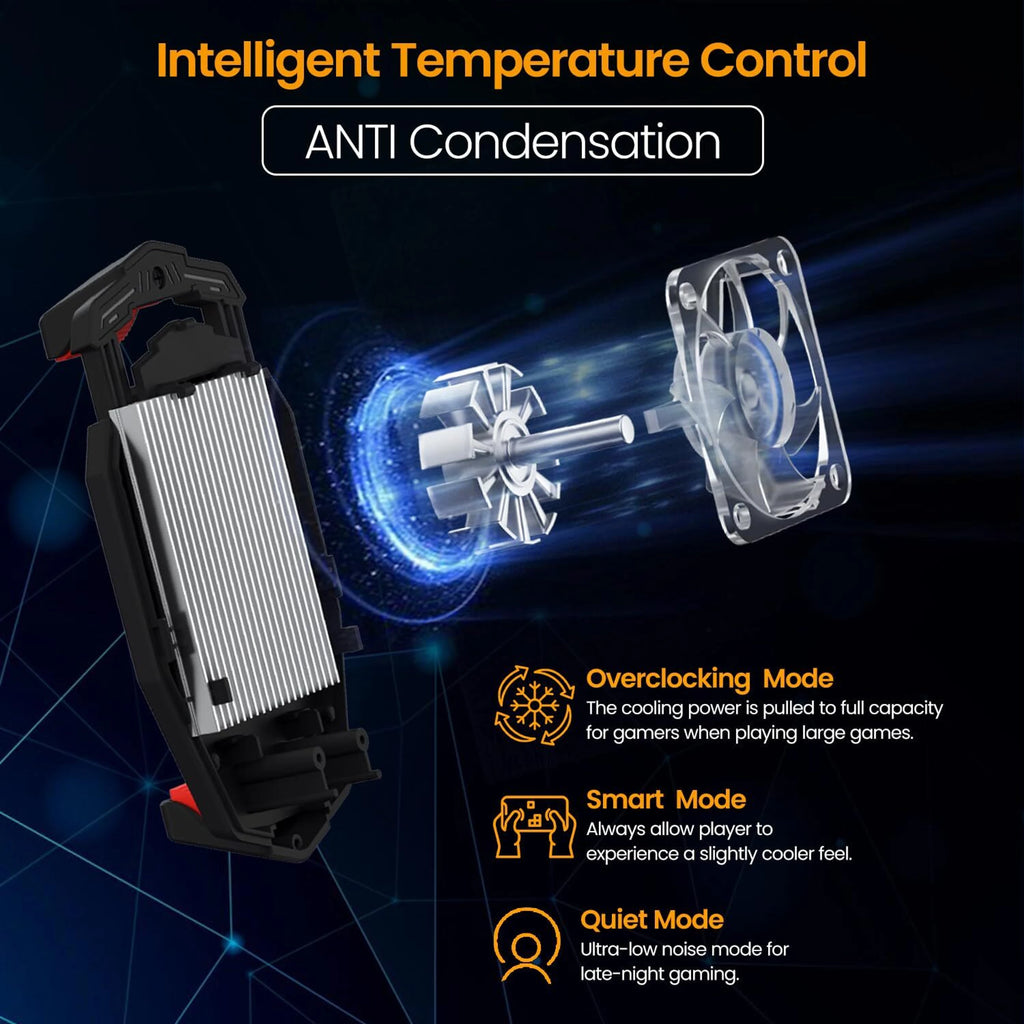 Portronics Cool Pulse Instant Mobile Cooling Fan (Black)
