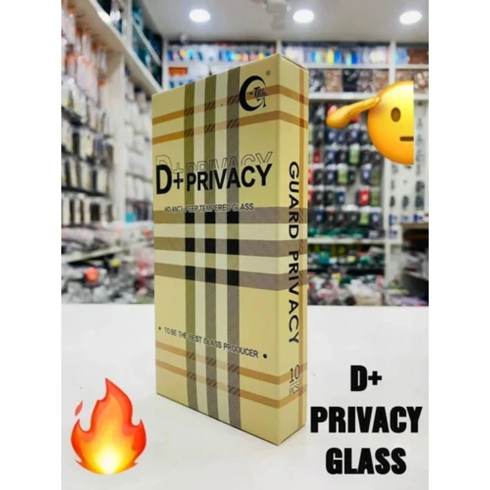 D+ Privacy Tempered Glass (Anti-Spy Screen Protector)