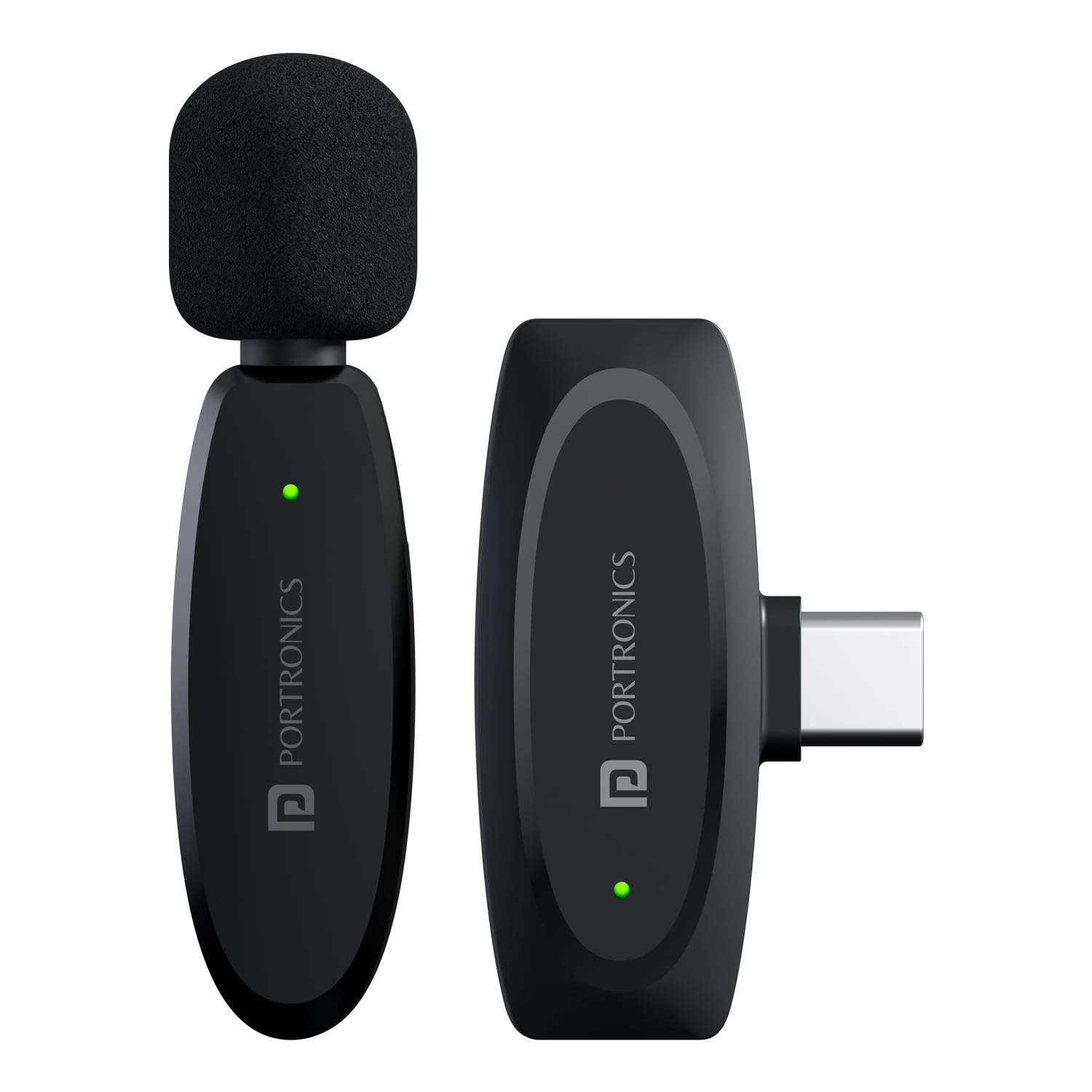 Portronics Dash 7 Ai Omnidirectional Type C Wireless Microphone,
