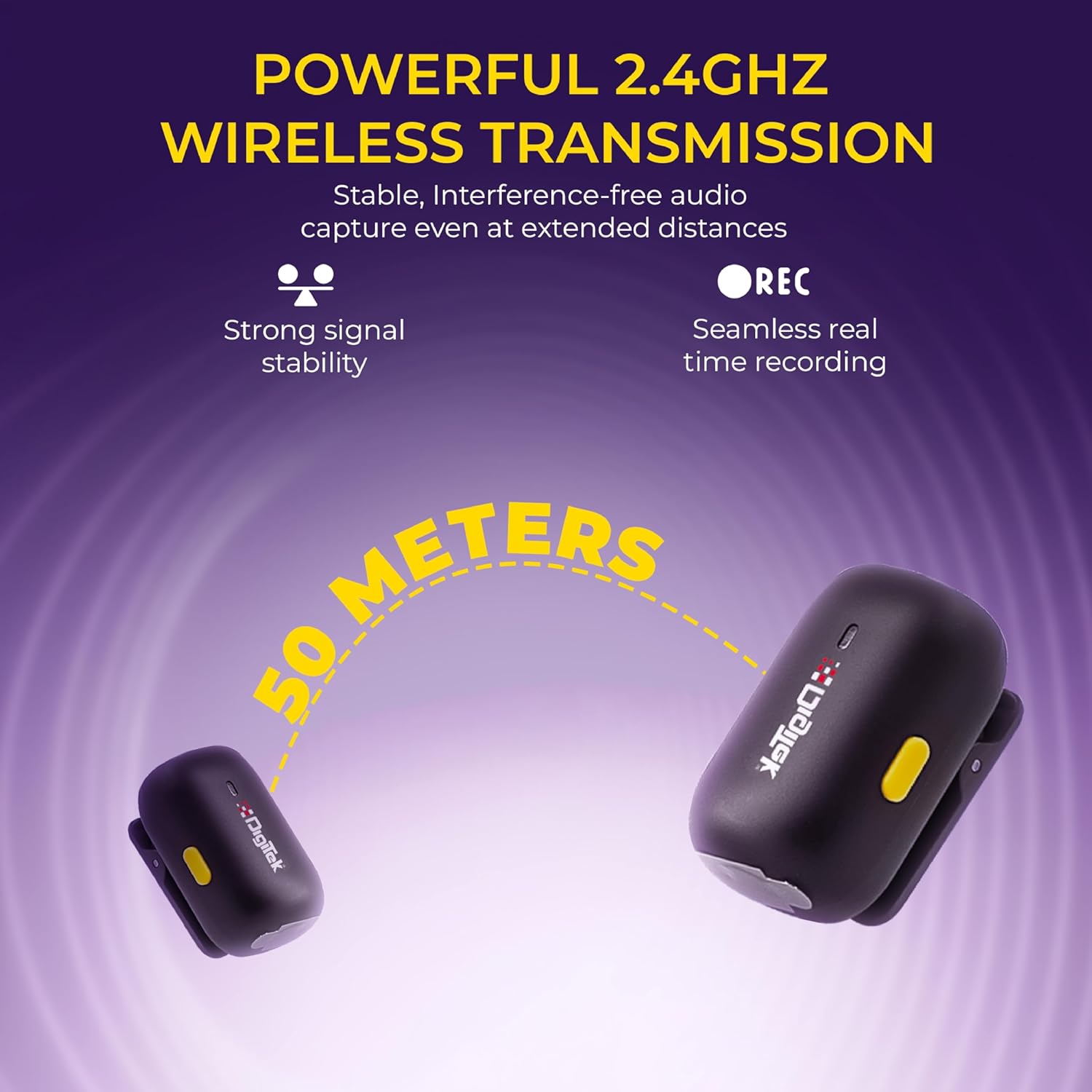 Digitek DWM 103 Mini 2-in-1 Wireless Microphone