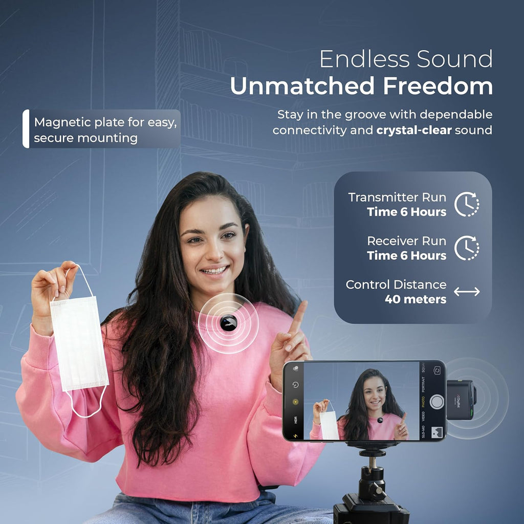 Digitek DWM-114 2-in-1 Wireless Microphone