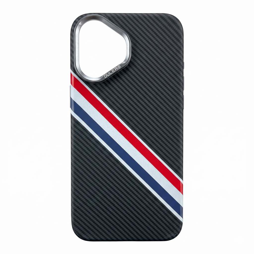 Dulero Premium Carbon Fiber Stripe Back Cover