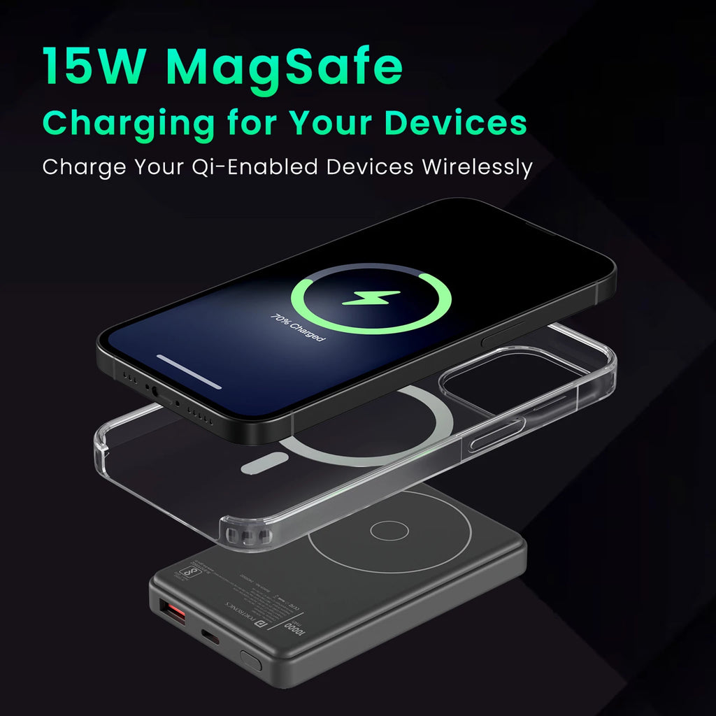 Portronics 10000 mAh 22.5 W Wireless Power Bank