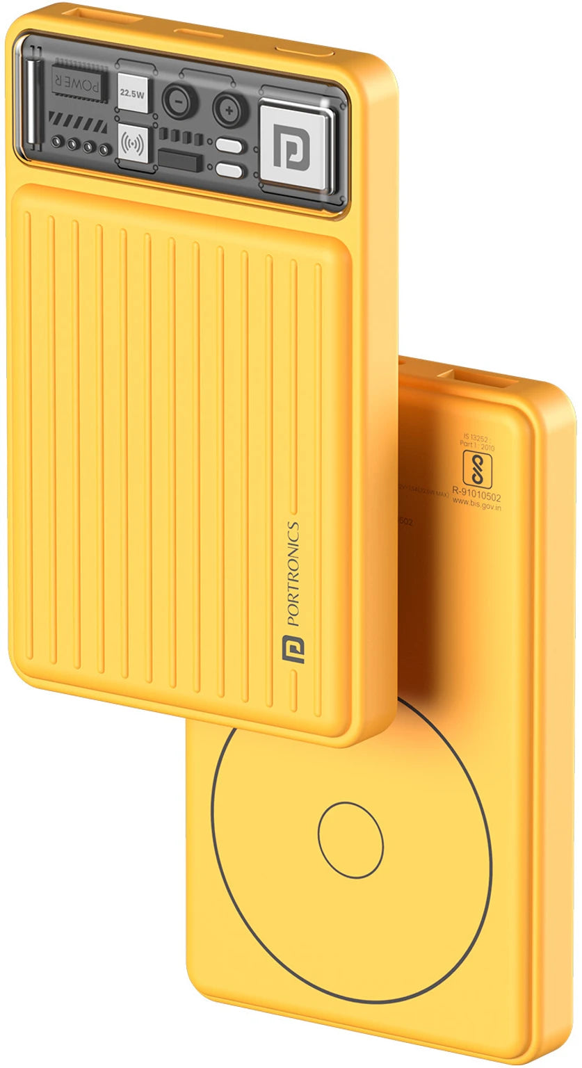 Portronics Luxcell Wireless Mini 10k 10000mAh Power Bank