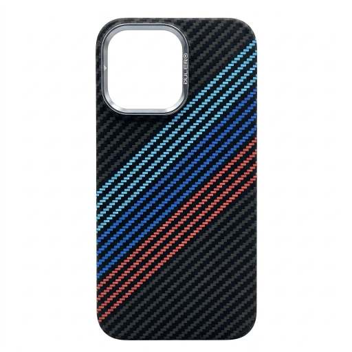 Dulero Premium Carbon Fiber Multicolor Stripe Cover