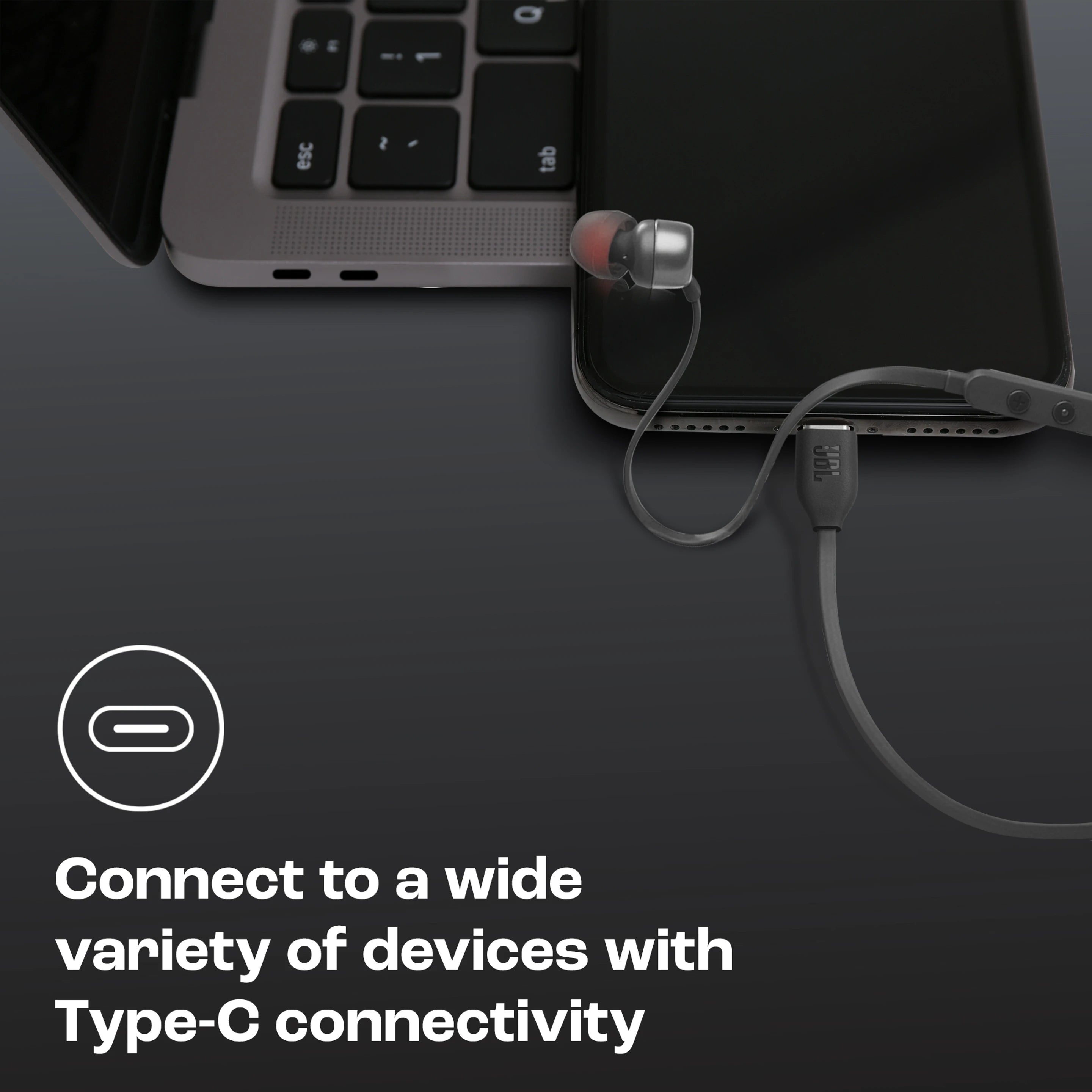 JBL Tune 310 Wired in Ear Type C Headphones