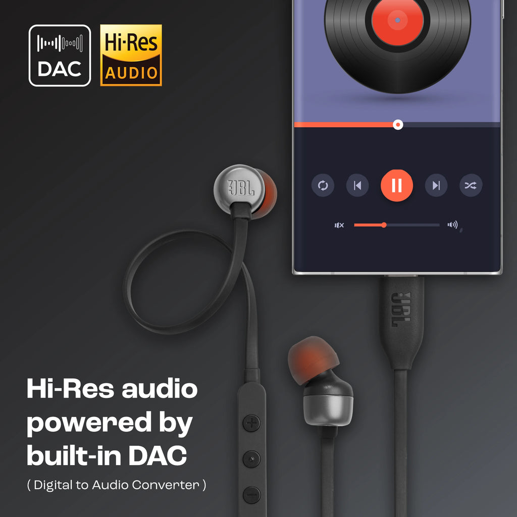 JBL Tune 310 Wired in Ear Type C Headphones