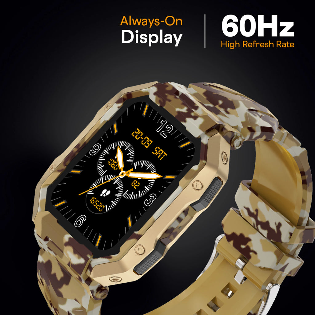 Fire-Boltt Cobra 45.2mm (1.78) AMOLED Army Grade Build