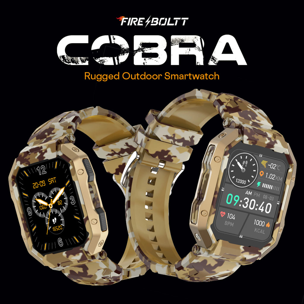 Fire-Boltt Cobra 45.2mm (1.78) AMOLED Army Grade Build