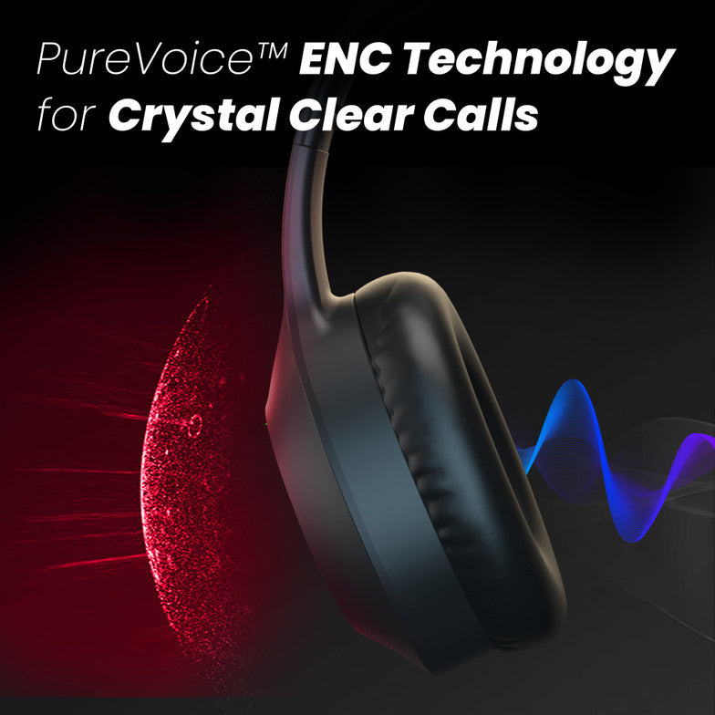 truke Newly Launched BTG 500 Over The Ear Gaming Headphone with 40mm Drivers, 10H of Playtime(Metal Black)