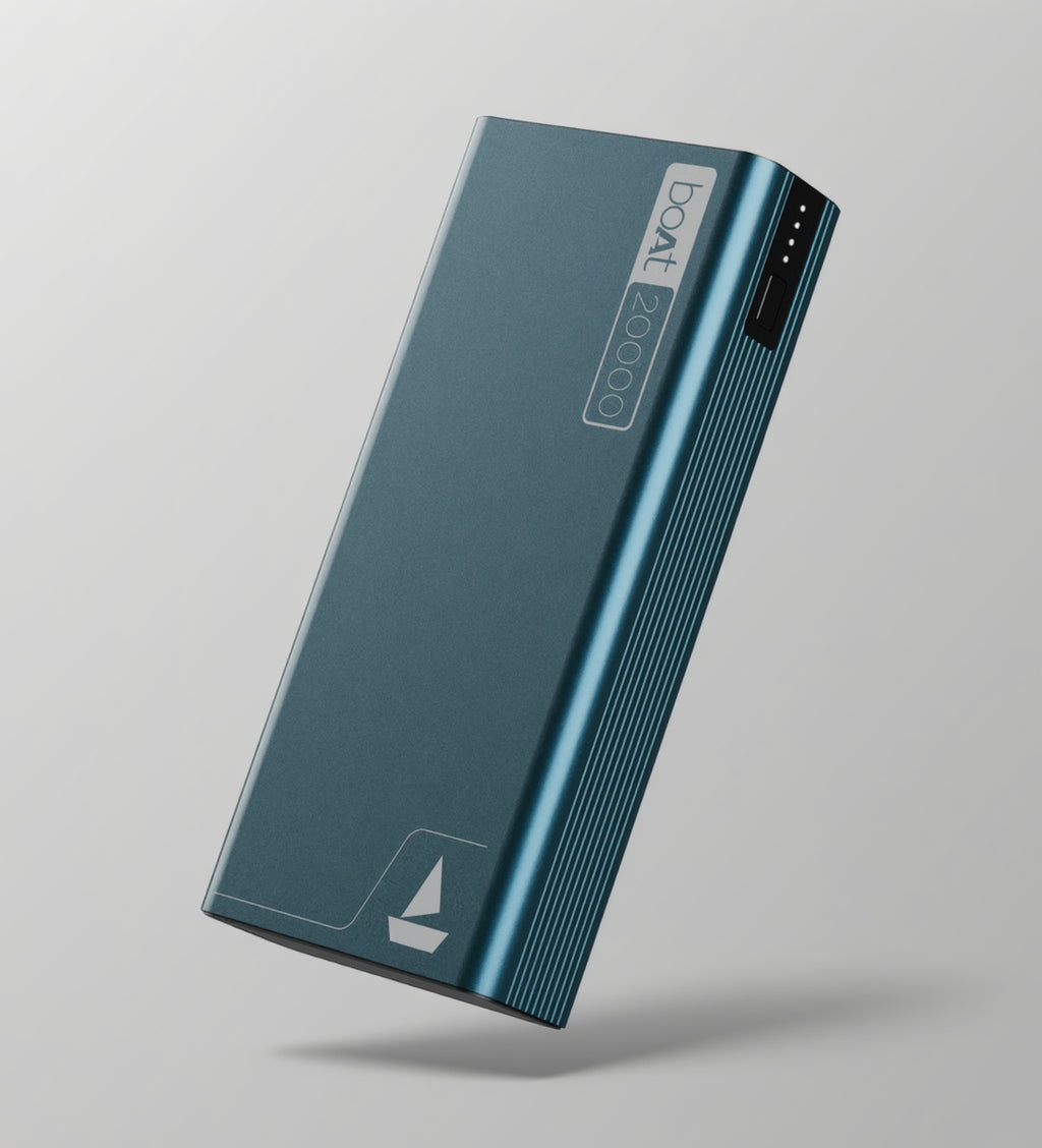 boAt 20000 mAh 22.5W Fast Charging Power Bank (Steel Blue)