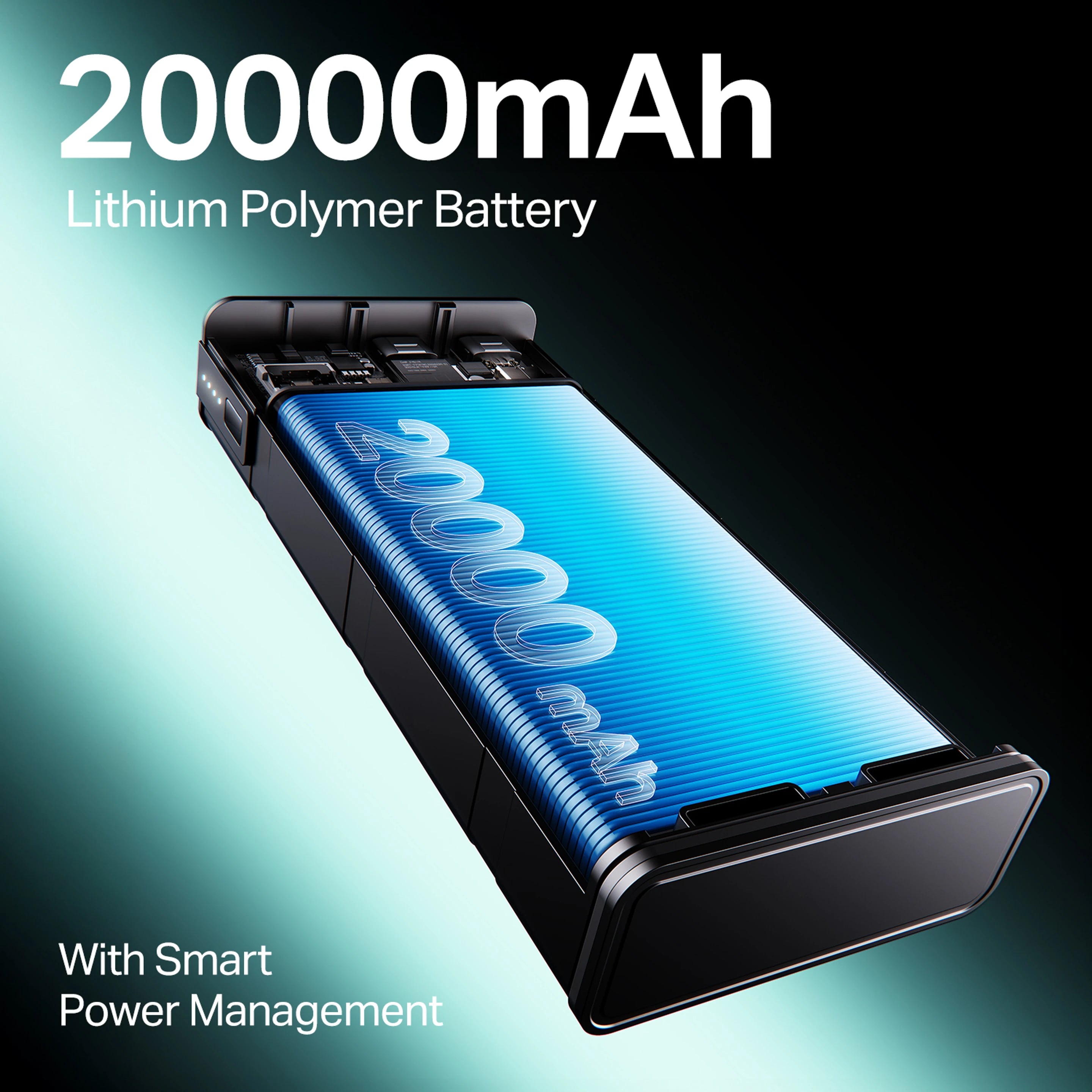 boAt 20000 mAh 22.5W Fast Charging Power Bank (Steel Blue)