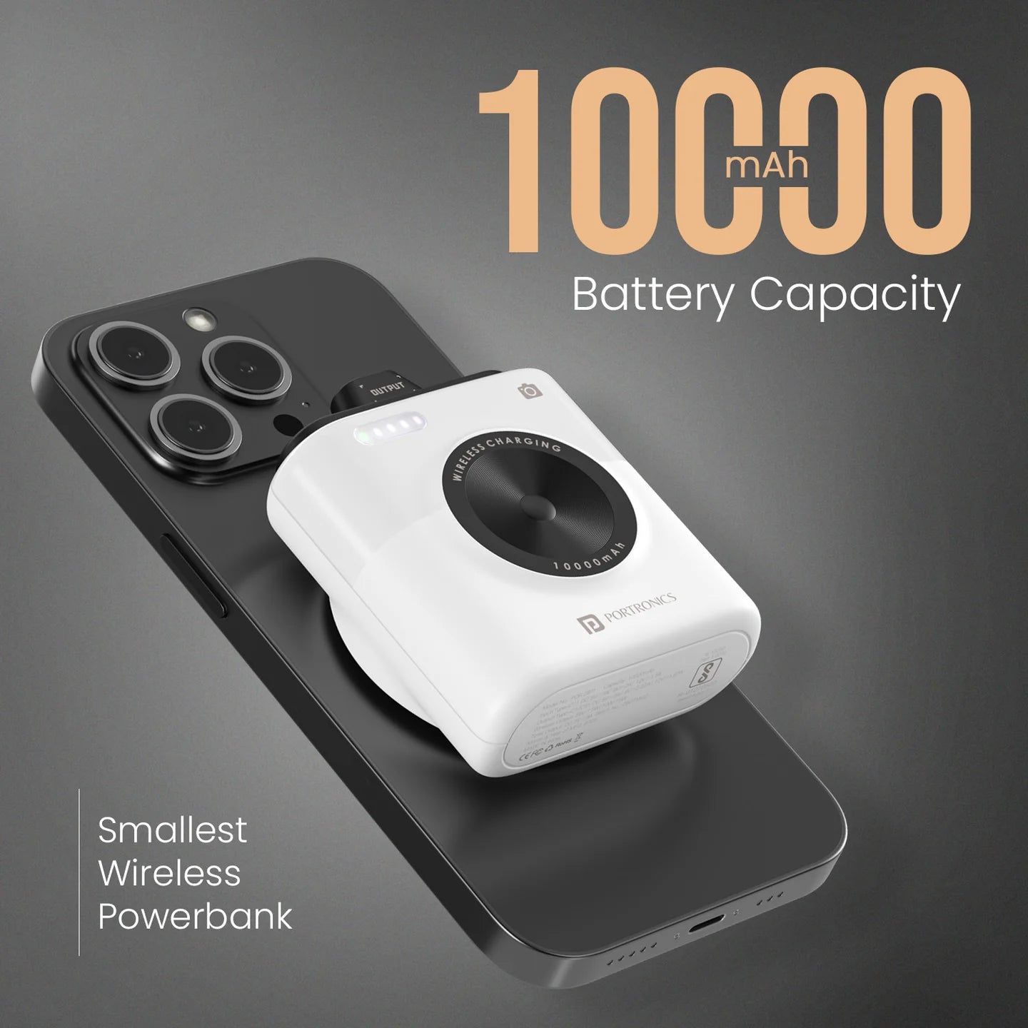 Portronics Moji 10 Power Bank 10000mah