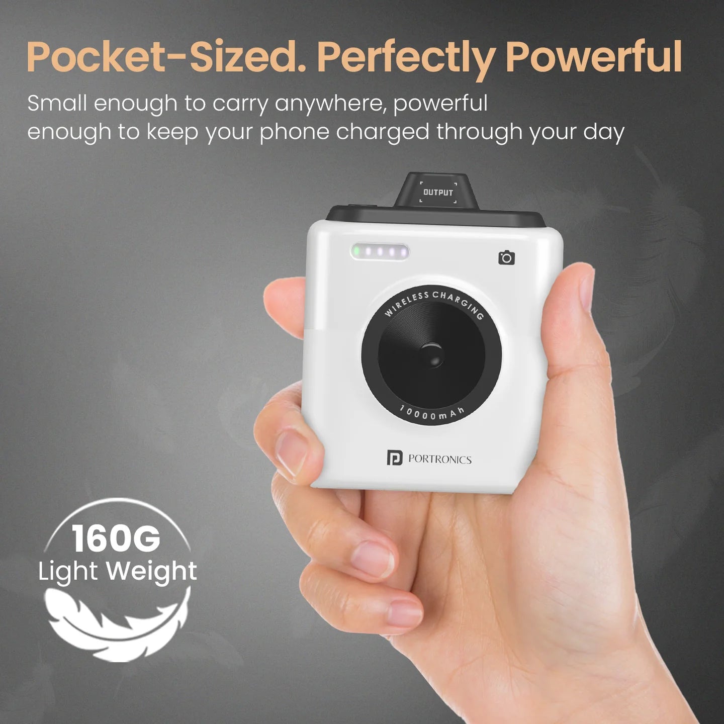 Portronics Moji 10 Power Bank 10000mah