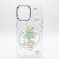 Premium Ocean Pearl Aesthetic Back Cover (Transparent)