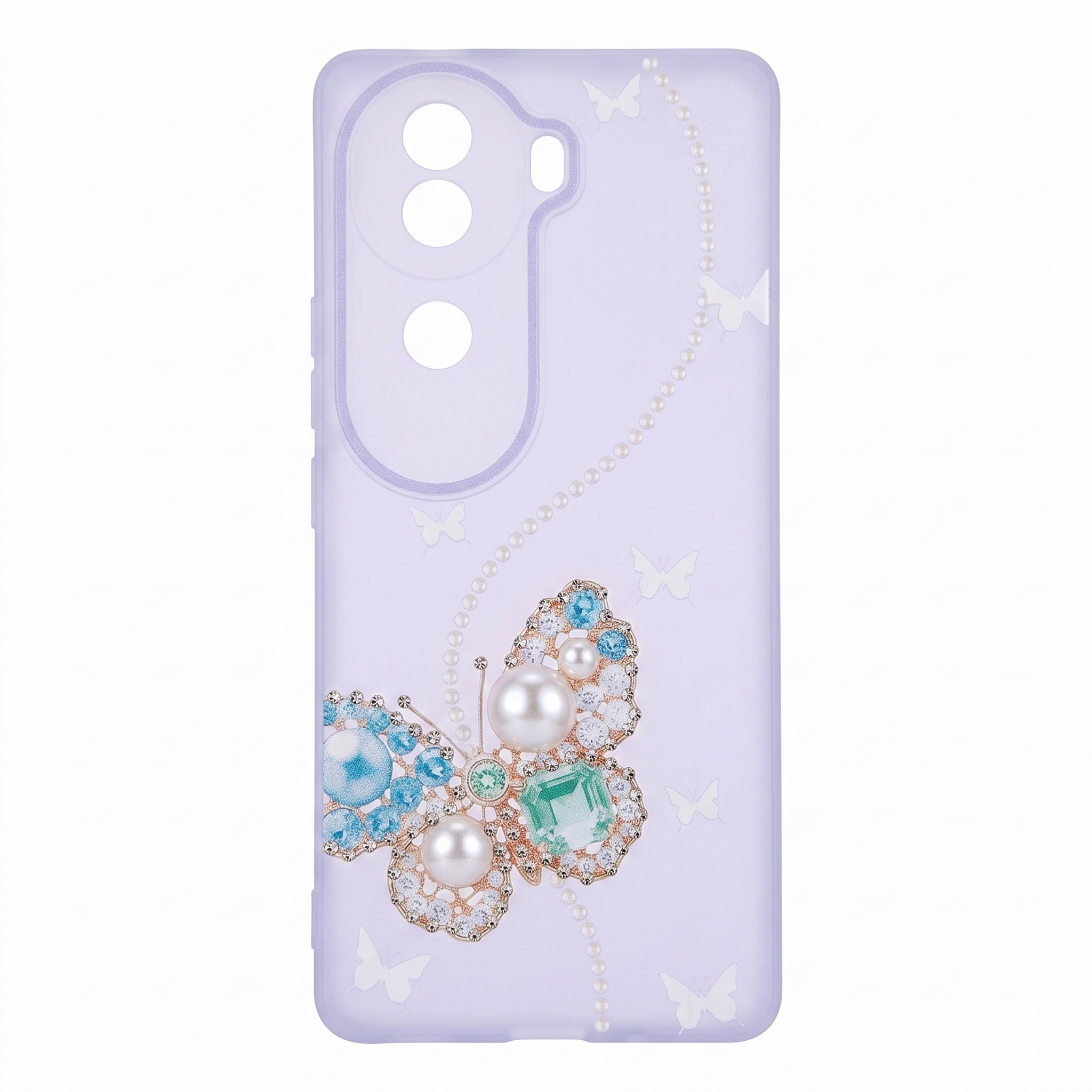 Butterfly Diamond Case Cover (Vivo)