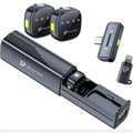 Ultraprolink Sonic Pro Dual Wireless Microphone, AI Noise Reduction, Echo Mode, 98ft Range Microphone